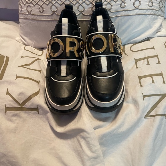 Limited Edition Sold Out Authentic Michael Kors Platform Sneakers - Picture 1 of 6